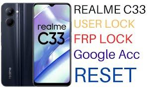 Realme C33 RMX3624 User Lock | Pattern Lock | FRP Lock (Google Account) Reset 2023 with UnlockTool