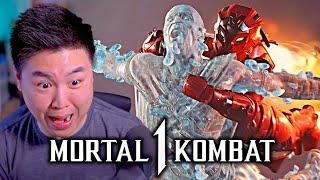 MORTAL KOMBAT 1 - OFFICIAL SEKTOR GAMEPLAY & STORY TRAILER!! [REACTION]