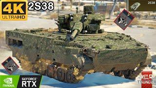 2S38 War Thunder Gameplay 4K UHQ|2S38 Perfect Scouting Tank WarThunder 4K |2S38 Experience |2S38.EXE