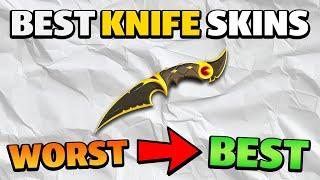 Ranking Every VALORANT KNIFE From Worst to Best!