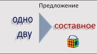 #русскийязык #егэ Односоставные и двусоставные простые предложения. Видеоурок