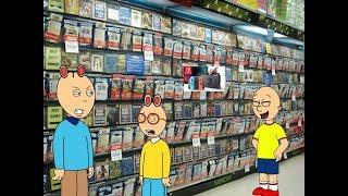 Caillou Behaves at Gamestop/Ungrounded