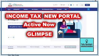 Income Tax New Portal Active Now #Shorts | www.incometax.gov.in | Income Tax Site First look #Shorts