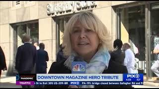 Pix 11 Interview - Downtown Magazine Hero Tribute