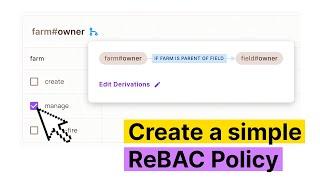 Creating a simple ReBAC Policy with Permit.io