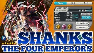 SHANKS THE FOUR EMPERORS GAMEPLAY | ONE PIECE BOUNTY RUSH | OPBR