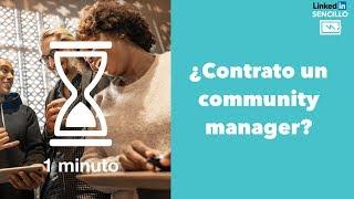 ¿Contratarías un community manager? - LinkedIn Sencillo