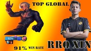 100% IQ TOP 2 GLOBAL GUSION GAMEPLAY ~ by RRQ XIN