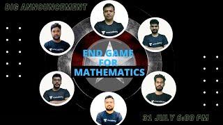 End Game For MATHEMATICS I Announcement Session | By Planet GATE Team