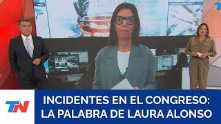 Laura Alonso habló tras los incidentes en el Congreso: "Fue una operación organizada"