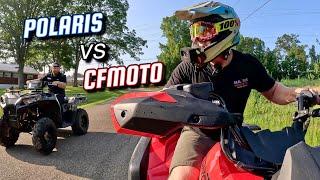 2023 CFMOTO CFORCE 600 vs 2023 Polaris Sportsman Drag Race