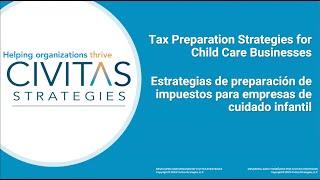 Tax Preparation Strategies for Child Care Businesses