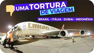 A Pior Viagem Que Já Fiz! Dois Dias Voando do Brasil à Indonésia (3 Linhas Aéreas e 6 Aeroportos)