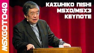 Dr. Kazuhiko Nishi MSX0/MSX3 keynote