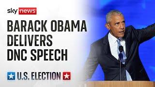 Barack Obama's Democratic National Convention speech in full