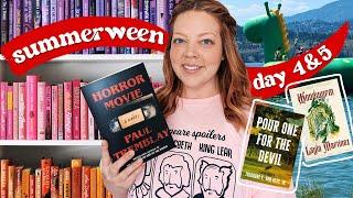 new favourite horror books?! 🩸 summerween reading vlog day 4 + 5