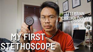 MY FIRST EVER STETHOSCOPE ‍️ | Littmann Cardiology IV Unboxing