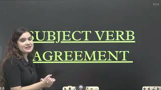 Subject Verb Agreement | English Grammar | English Language CUET 2024