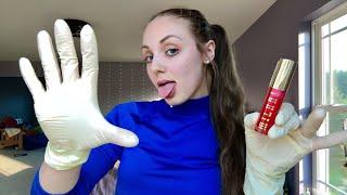 ASMR || Mouth Sounds!  (Gum Chewing, Kisses, & Pen Nibbles) & Gloves!