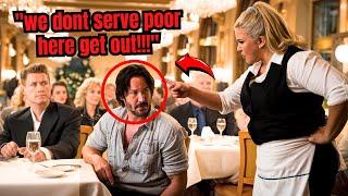 Waiter insulted Keanu Reeves in a luxury restaurant, Not Knowing He Owns the restaurant