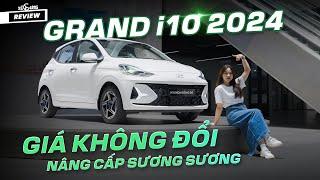 Sờ tận tay Hyundai Grand i10 2024: giá không tăng, vẫn có thêm trang bị!