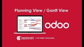 What is Planning view in odoo | Odoo Planning View | odoo Gantt View using Start Date and End Date