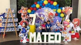 Cumpleaños 7 de Mateo. Show de Sonic @sonictoy9837 #funny