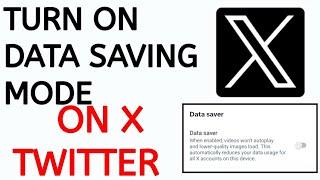 How To Turn On Data Saving Mode on X Twitter