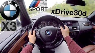 2011 BMW X3 xDrive30d POV Test Drive + Acceleration 0 - 200 km/h