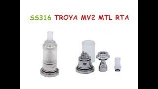 SS316 TROYA MV2 MTL RTA Rebuildable Tank Atomizer from Wejoytech