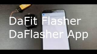 DaFlasher App, Flash Arduino to DaFit Fitness Tracker the easy way