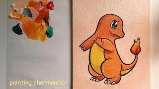 how to paint charmander | pokémon series ep 3 | toastypaint