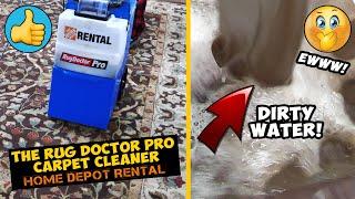 How to use a Rug Doctor Pro Carpet Cleaner [ Home Depot Rental ]