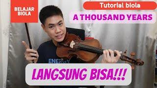 Belajar Biola, Tutorial Main Biola Lagu A Thousand Years (LANGSUNG BISA) [NONTON PART 4 DULU YA!]