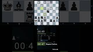 Magnus Carlsen vs Sergei Zhigalko | Bullet Chess | #shorts