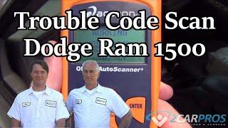 Trouble Code Scan Dodge Ram 1500 2001-2008