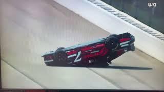 Corey LaJoie flips at Michigan 2024