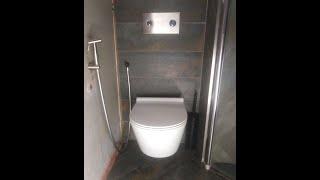 How easy and cheap it is to make a toilet hood! The function of removing odors through the drain.