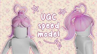 .* UGC concept speedmodel! | Blender 3d model | roblox hair