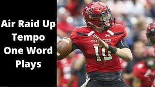 Air Raid Up Tempo One Word Plays