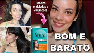 ALISEI O CABELO COM MENOS DE R$ 13 REAIS: CREME ALISANTE SFERA- ondulados e volumosos | Retoque raiz