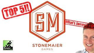 Top 5 Stonemaier Games with @jameystegmaier  ►►► The R&R&R Show #79