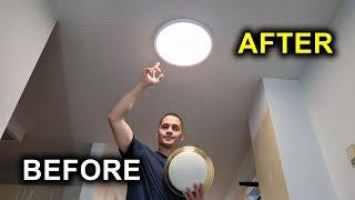 Koda 15" Slim Ceiling LED Light Installation. Detailed Tutorial And Review!