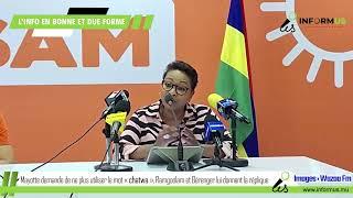 Mayotte demande de ne plus utiliser le mot « chatwa », Ramgoolam et Bérenger lui donnent la réplique