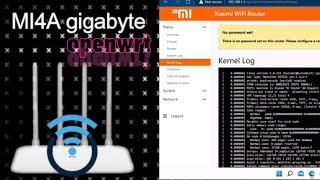 Unboxing router mi4a gigabyte dan INSTAL openwrt mi4a ac1200