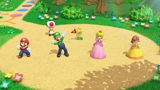 Mario Party Superstars Woody Woods Mario vs Luigi , Peach & Daisy