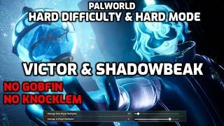 Palworld: Victor & Shadowbeak Hard Mode - Hard Difficulty | No Gobfin, Knocklem or Boosters