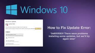 How to FIX Windows Update Install Error 0x80070005 IN 1 MIN