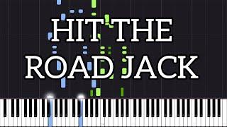Hit The Road Jack - Ray Charles [Piano Tutorial] (Synthesia) // KindOfPianoCovers