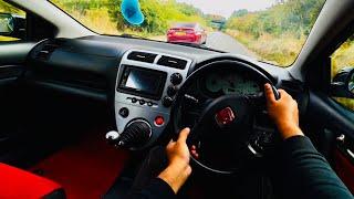 DMO SHIFTS *CLOSE CALL* Honda Civic Type R EP3 VTEC POV CUTTING UP